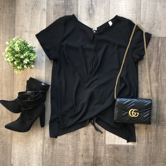 Destiny 101 Tops - BLACK BLOUSE